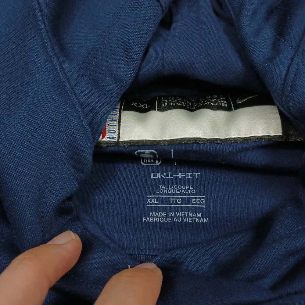 Minnesota Timberwolves Sweater Mens XXLT Blue Hoodie Nike Basketball NBA